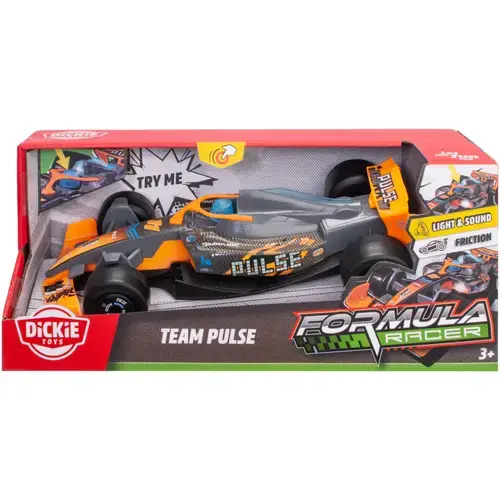 Masinuta Dickie Toys - Formula Racer, Team Pulse, 23 cm