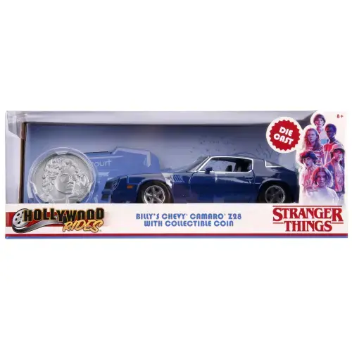 Masinuta diecast Jada Toys - Stranger Things, Chevy Camaro Z28 1979, 1:24