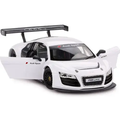 Masinuta diecast Rastar - Audi R8, 1:24, Alb