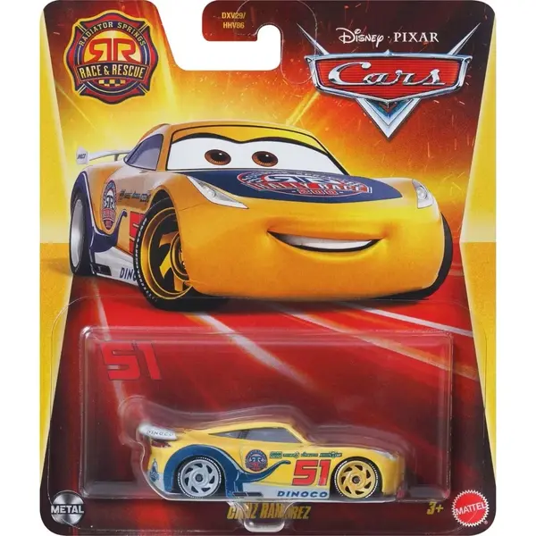 Masinuta din metal, Disney Cars, Race&Rescue, Cruz Ramirez, JDG51
