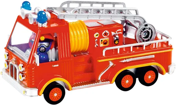 Mașinuță din metal Djeco Crazy Motors - Pompieri al Căpitanului Pompierului