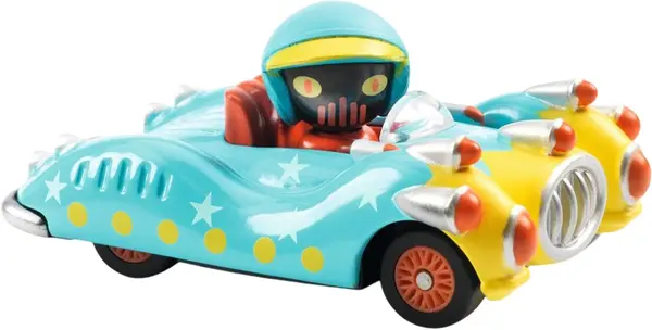 Mașinuță din metal Djeco Crazy Motors - Pușcă albastră