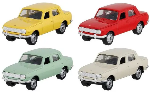 Mașinuță din metal Goki - Wartburg 353, sortiment