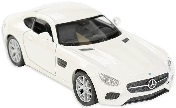 Mașinuță din metal Toi Toys Welly - Mercedes AMG, alb