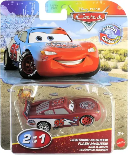 Masinuta Disney Cars, Color Changers, Rally Race 200 Lightning McQueen, JHD86