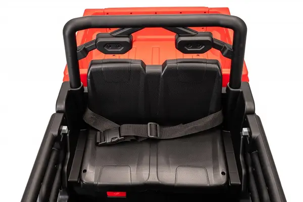 Masinuta electrica copii Nichiduta Heavy Duty Red cu remorca rabatabila electric,telecomanda 2.4G,2 motoarex35w,acumulator 12V4.5Ah, usi cu deschidere,lumini led, 2viteze