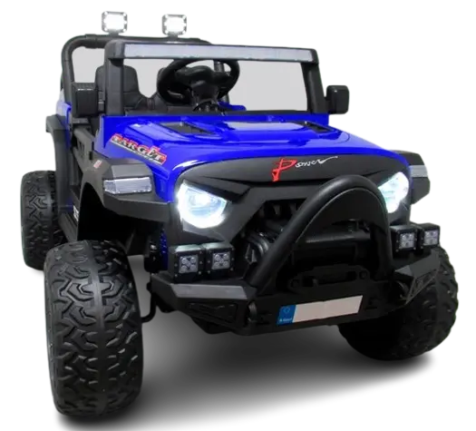 Masinuta electrica cu telecomanda pentru copii R-Sport X16 Albastru 110x70x68 cm, varsta 1-5 ani, roti Eva, scaun din piele Eco, putere 90W