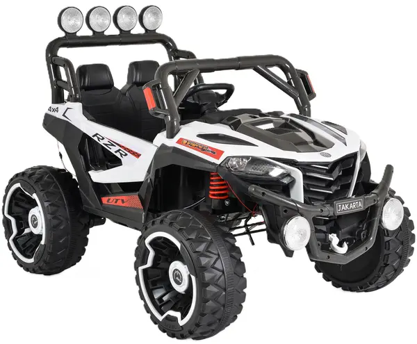 Mașinuță electrică jeep Moni - Jakarta BLK-819, alb
