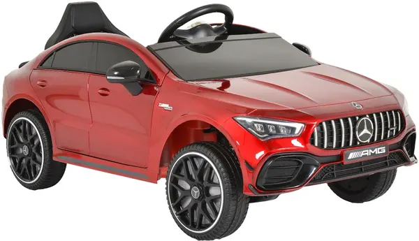Mașinuță electrică Mercedes - AMG CLA 45, Roşu