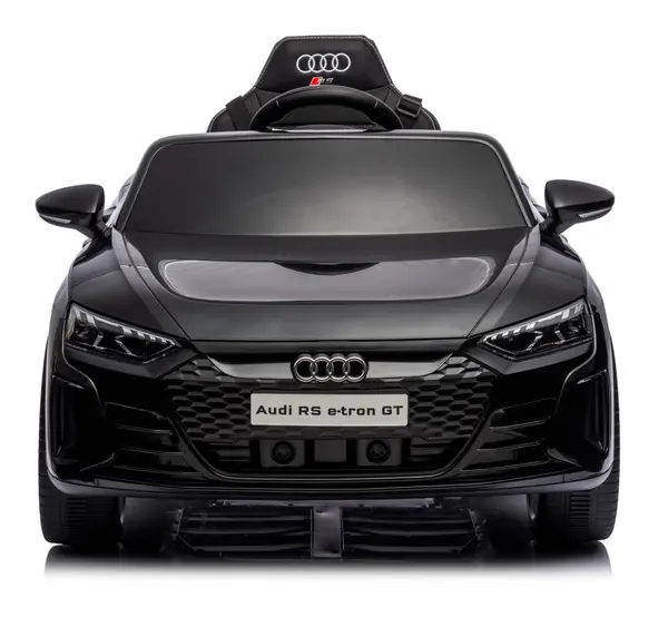 Masinuta electrica pentru copii Audi E-tron GT Black 70W cu licenta, oglinzi retrovizoare, roti din spuma eva,lumini LED,centura de siguranta,sistem troller pentru tractare,mufa MP3,slot usb,card microSD