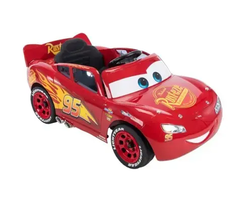 Masinuta electrica pentru copii Huffy Cars Lightning McQueen, baterie 7.2V, autonomie 30 de minute, viteza 5km/h (Rosu)