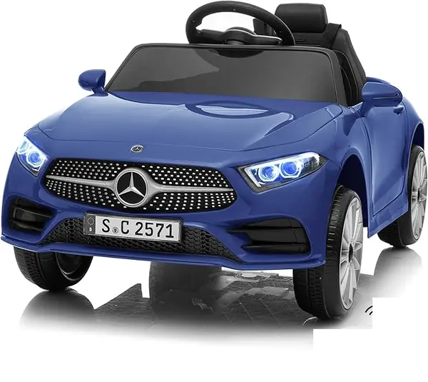 Masinuta electrica pentru copii Nichiduta Mercedes CLS350 Blue 12V 60W,telecomanda,unitate audio cu display si slot card, usi cu deschidere,faruri led
