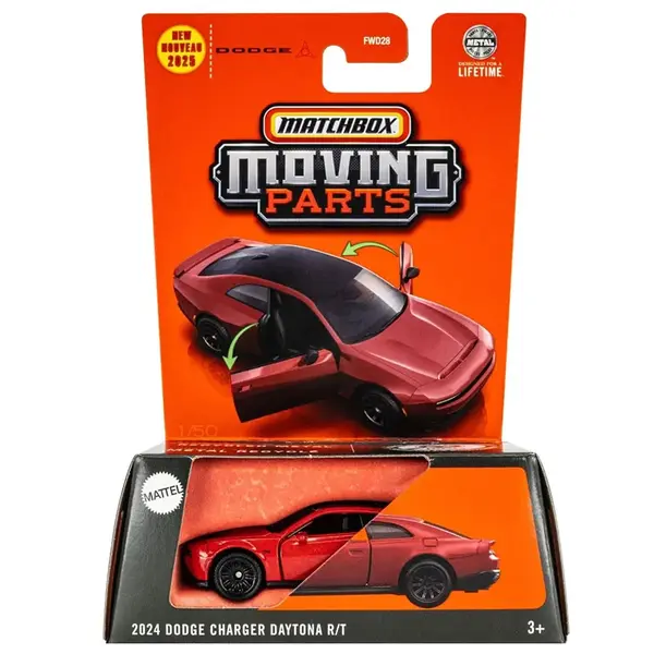 Masinuta Matchbox, Moving Parts, 2024 Dodge Charger Daytona R/T, JBW53