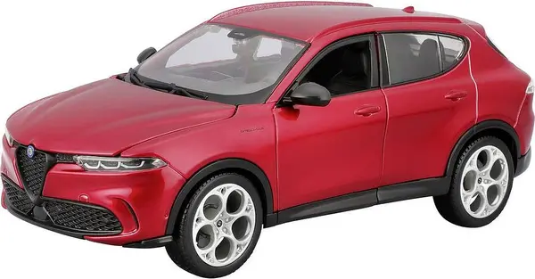 Mașinuță metalică Bburago - Alfa Romeo Tonale 2023, 1:24, roșu