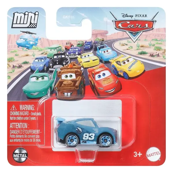 Masinuta metalica, Disney Cars, Mini Racers, 93 Spare Mint, JKT29