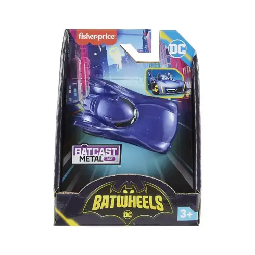 Masinuta metalica Fisher Price Batwheels Batmobile, 1:55
