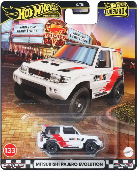 Mașinuță metalică Hot Wheels Boulevard - Mitsubishi Pajero Evolution, 1:64
