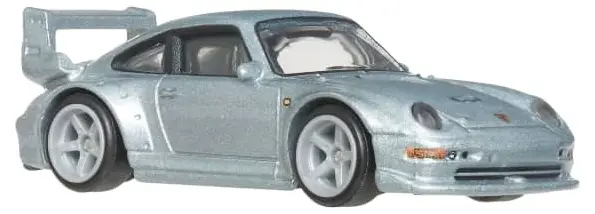 Mașinuță metalică Hot Wheels Car Culture Modern Classics - Porsche 993 GT2, 1:64, argintiu