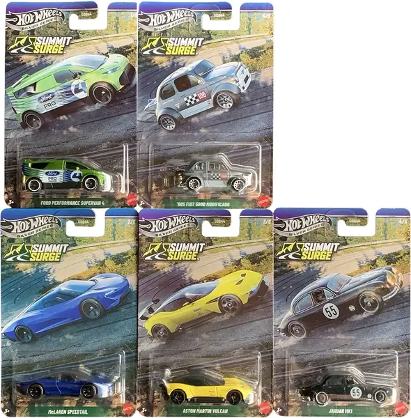 Mașinuță metalică Hot Wheels Silver Series - Hill Climbers, 1:64, sortiment