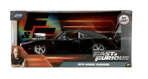 Masinuta metalica Jada Fast And Furious Dodge Charger 1970, Scara 1 la 24