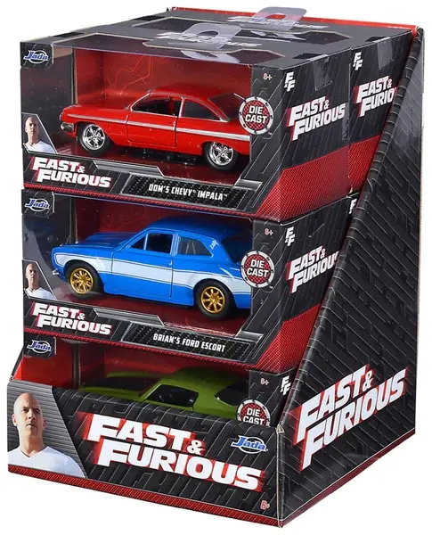 Mașinuță metalică Jada Toys Fast & Furious - 1:32, sortiment