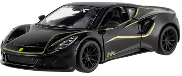 Mașinuță metalică Kinsmart Heritage Edition - Lotus Emira, 1:34, negru