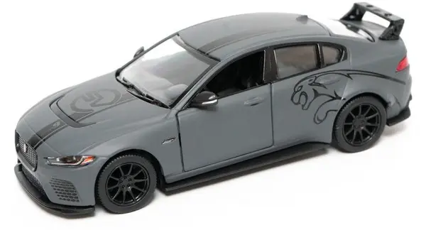 Mașinuță metalică Kinsmart - Jaguar XE SV Project 8 2018, 1:36, grafit