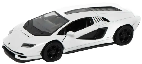 Mașinuță metalică Kinsmart - Lamborghini Countach LPI 800-4, 1:36, alb
