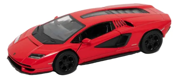 Mașinuță metalică Kinsmart - Lamborghini Countach LPI 800-4, 1:36, roșie