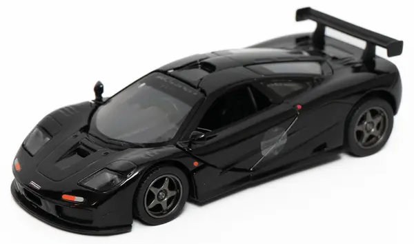 Mașinuță metalică Kinsmart - McLaren F1 GTR, 1:34, neagră
