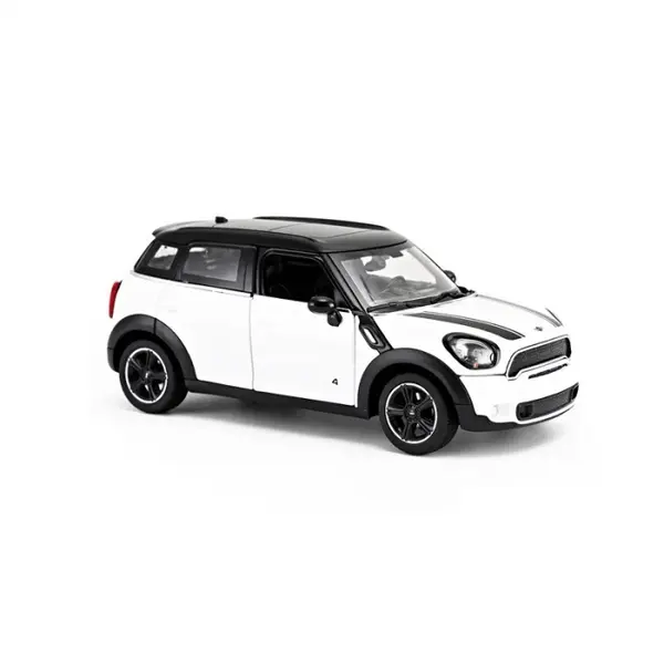 Masinuta Metalica MiniCooper Alba, Scara 1:24
