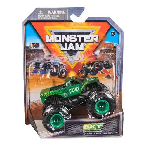 Masinuta Monster Jam - Bkt Growing Together, Scara 1 La 64 (Verde/Negru)