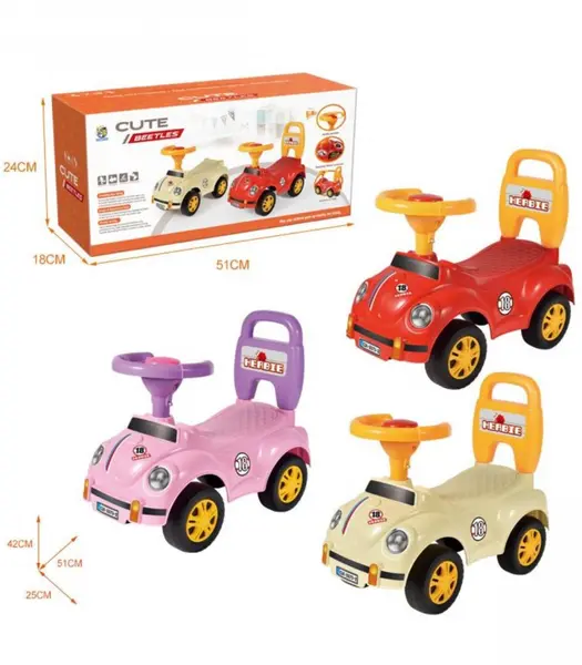 Masinuta pentru copii Ride-On cu volan si claxon