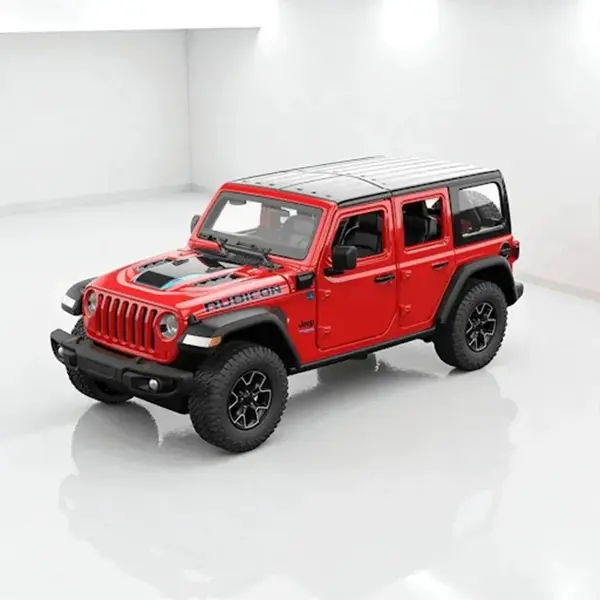 Masinuta Rastar Jeep Wrangler Rubicon 1:24 Rosu