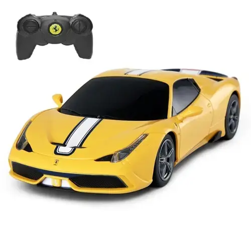 Masinuta Rastar RC - Ferrari 458 Speciale, 1:24, Galben
