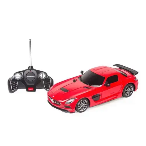 Masinuta Rastar RC - Mercedes-Benz Sls Amg, rosu, 1:18