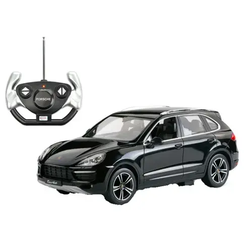 Masinuta Rastar RC - Porsche Cayenne Turbo, negru, 1:14