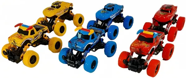 Mașinuță Raya Toys - Power Stunt Trucks, sortiment