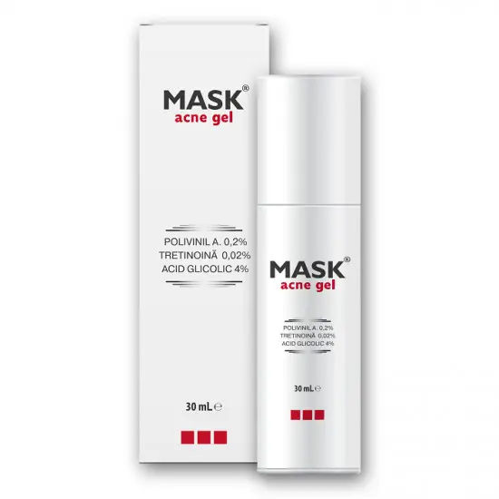 Mask gel pentru tratamentul comedoanelor inchise si deschise, 30 ml, Solartium
