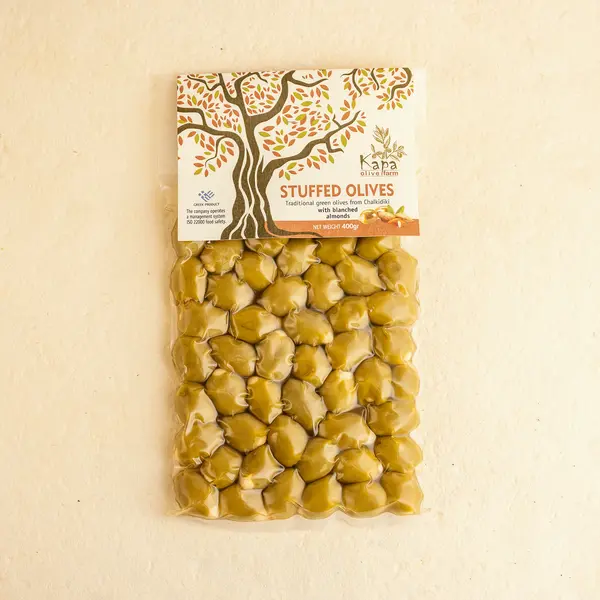 Masline verzi migdale decojite 400g