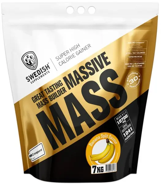 Massive Mass, banană, 7 kg, Swedish Supplements