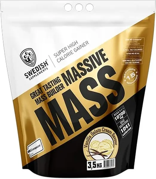 Massive Mass, înghețată de vanilie, 3.5 kg, Swedish Supplements