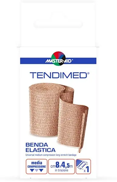 MASTER-AID Tendimed bandaj+cleme 8cm x 4,5m