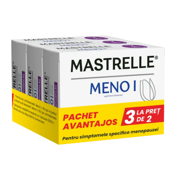 Mastrelle Meno, pachet avantajos 3 la pret de 2, Fiterman Pharma