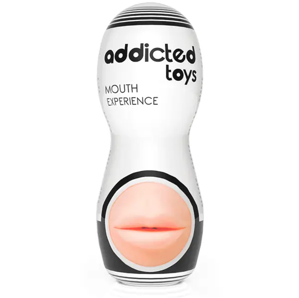Masturbator Adicted Toys – Mouth, din TPR flexibil, pentru stimulare orală realistă și plăcere intensă