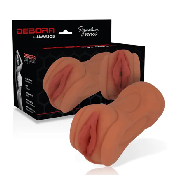 Masturbator Jamyjob Signature – Debora, formă de vagin, material TPR, 16 cm