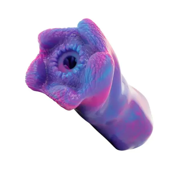 Masturbator manual CYBERSILICOCK EPIC Thetis Cyclops, din silicon supermoale, flexibil, 20 cm, mov și roz