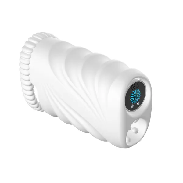 Masturbator realist MONROE Soft Vibrating Bullet Stroker, material moale și realist, cu 10 funcții de vibrație, alb