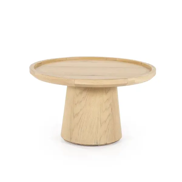 Masuta de cafea AIRIN Ø66/80 x 39/32 - Lemn / Ø66x39 cm