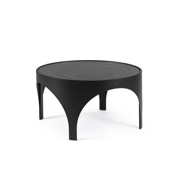 Masuta de cafea ARCHIE Ø70 x 38 CM - Negru